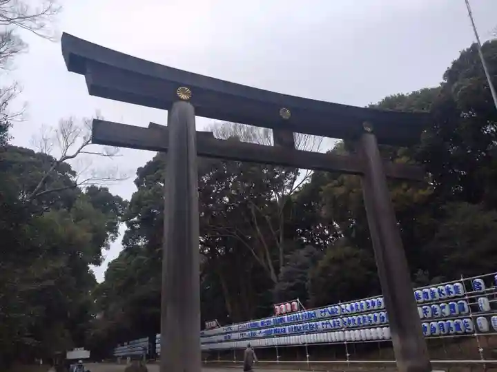 明治神宮の鳥居