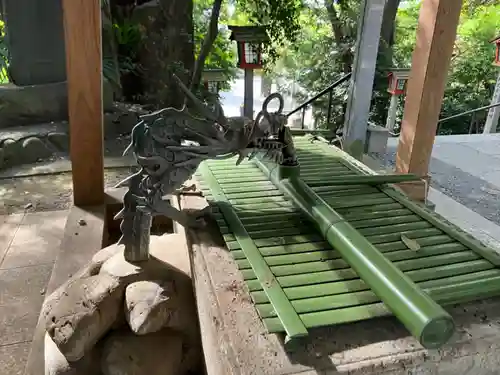 谷保天満宮の手水舎