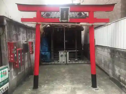 廣澤稲荷神社の鳥居