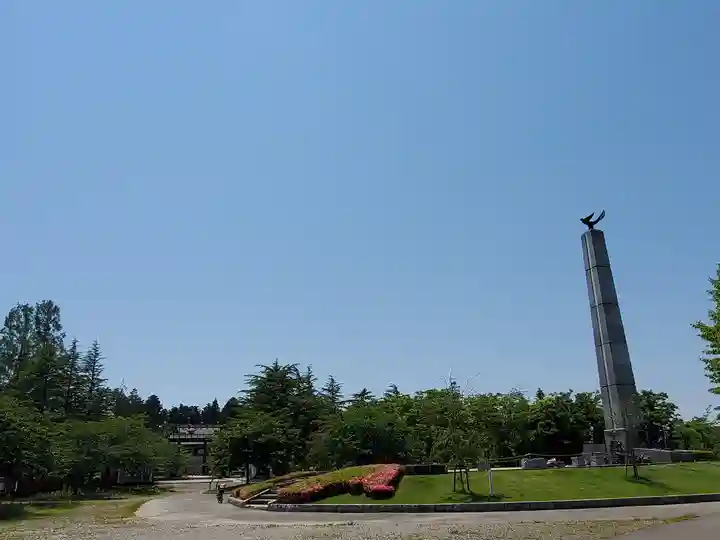 開成山大神宮の周辺
