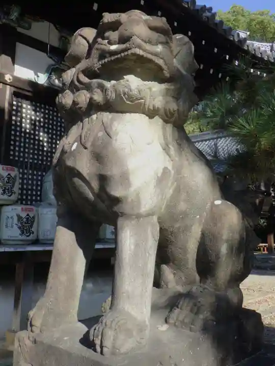 御香宮神社の狛犬
