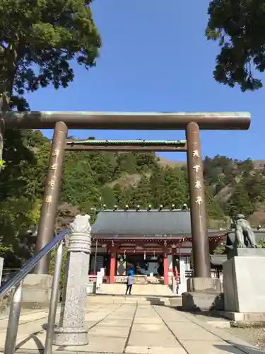 大山阿夫利神社の鳥居