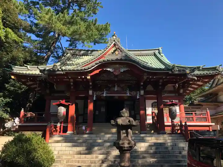 法華経寺奥之院の本殿・本堂