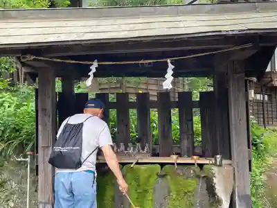 山家神社の手水舎