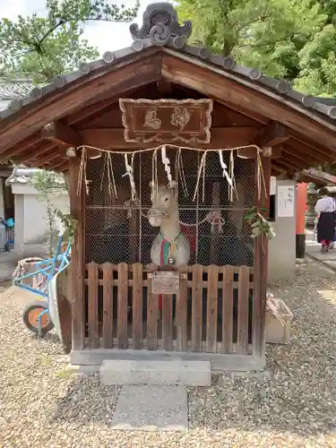 御香宮神社の像