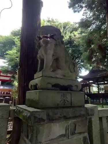 菅田天神社の狛犬