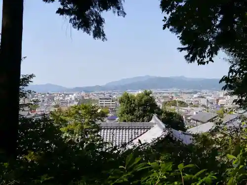 金福寺の景色