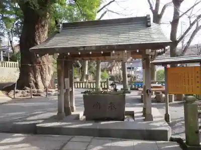 五所神社の手水舎