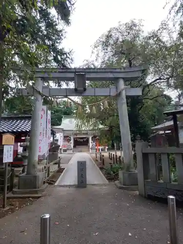 白岡八幡神社の鳥居