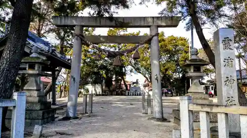 霞浦神社の鳥居