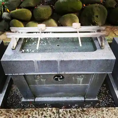 御田八幡神社の手水舎