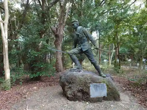 靜岡縣護國神社の像