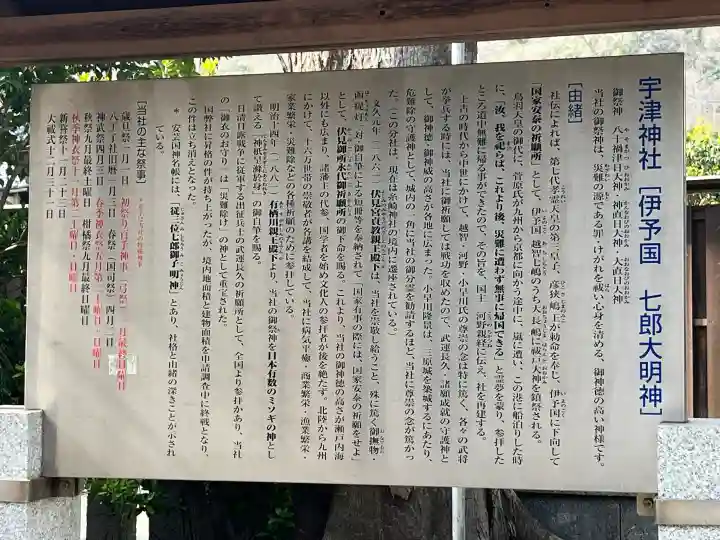 宇津神社の{uncategorized: "未分類", other: "その他", undefined: "問題あり", building: "その他建物", grave: "お墓", sacred_gate: "鳥居", guardian: "狛犬", statue: "像", buddha: "仏像", history: "歴史", nature: "自然", garden: "庭園", animal: "動物", pagoda: "塔", temizu: "手水舎", mountain_gate: "山門・神門", sanctuary: "本殿・本堂", subordinate: "末社・摂社", art: "芸術", scenery: "景色", jizo: "地蔵", ema: "絵馬", goshuin: "御朱印", omikuji: "おみくじ", items: "授与品その他", amulet: "お守り", goshuincho: "御朱印帳", eats: "食事", festival: "お祭り", votive_dance: "神楽", shichigosan: "七五三参", wedding: "結婚式", experience: "体験その他", initially: "初詣", around: "周辺", anti_infection: "感染症対策"}