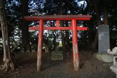 阿久津「田村神社」（郡山市阿久津町）旧社名：伊豆箱根三嶋三社の末社