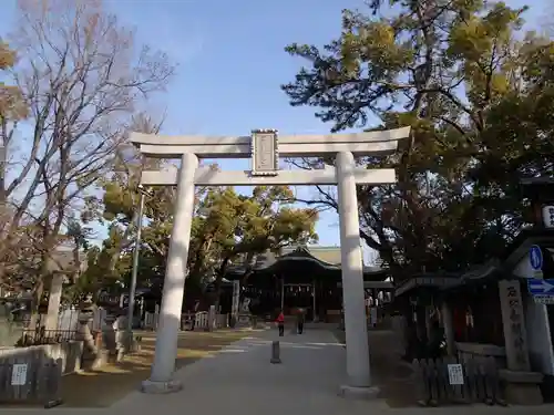 石切劔箭神社の鳥居