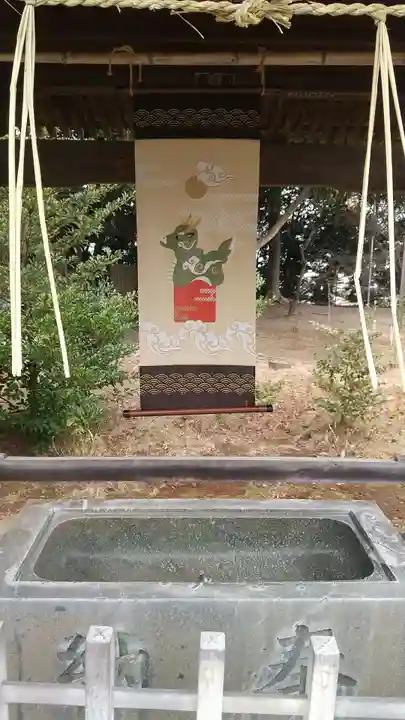 常陸第三宮 吉田神社の手水舎