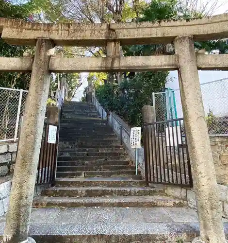 安居神社の鳥居