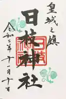 日枝神社の御朱印