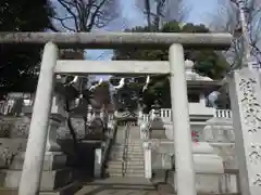 大泉氷川神社の鳥居