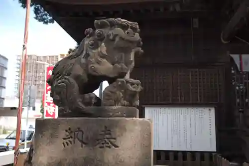 阿邪訶根神社の狛犬