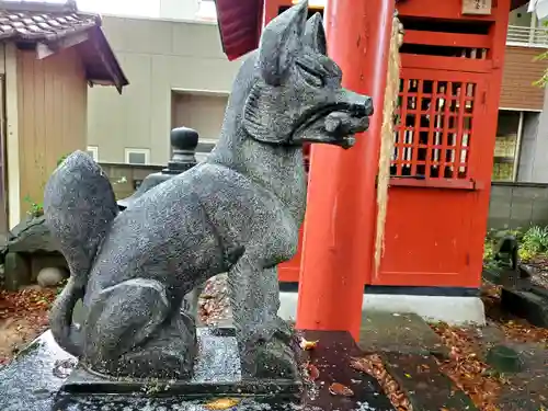 田中稲荷神社の狛犬