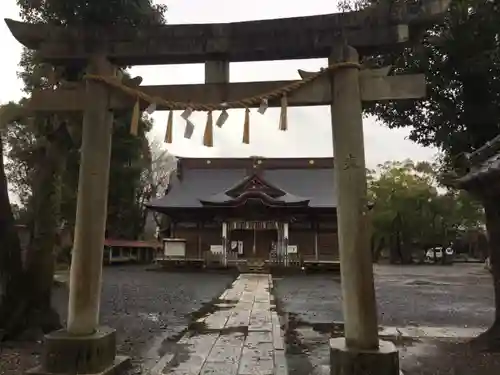 夷隅神社の鳥居