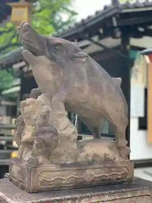 護王神社の狛犬