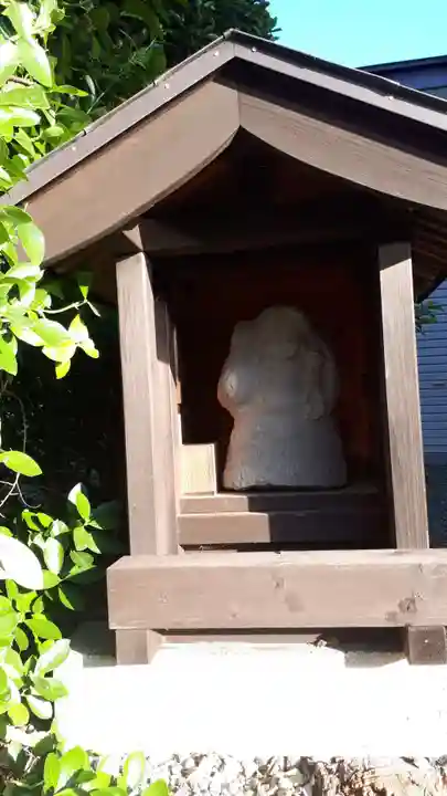 帳附神社の地蔵