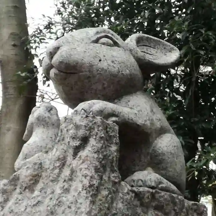 調神社の狛犬