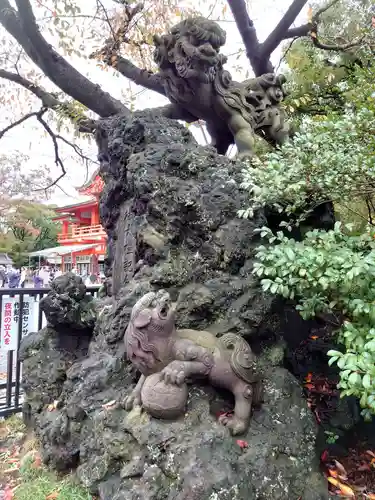 千葉神社の狛犬