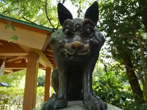 稲毛神社の狛犬