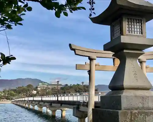 八百富神社の鳥居