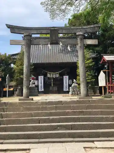 栗橋八坂神社の鳥居