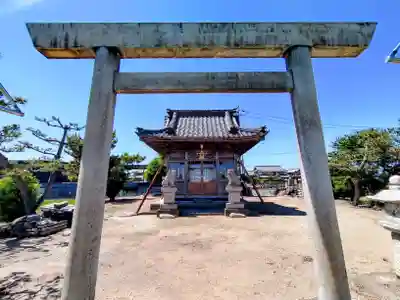 大明神社(三稲)の鳥居