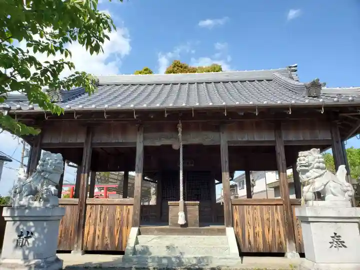 川北住吉神社の本殿・本堂
