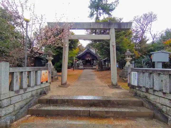 神明社(鳥居松町)の鳥居
