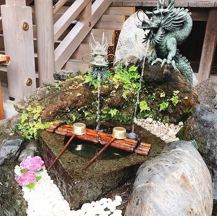 大井神社の手水舎