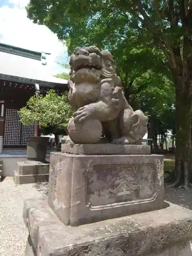 新曽氷川神社の狛犬