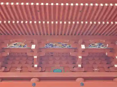 柏原八幡宮の芸術