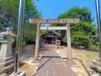 神明社(三丸渕三段割)の鳥居
