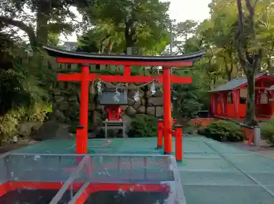 難波大社 生國魂神社の鳥居