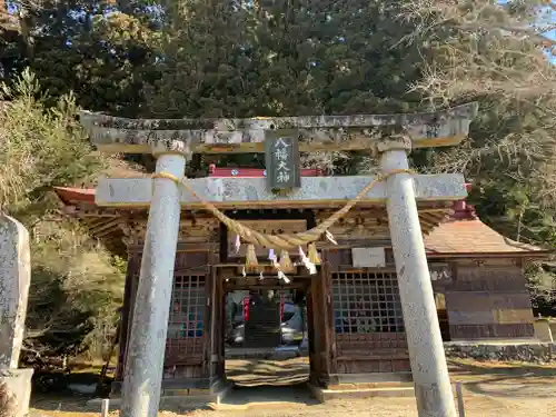 古殿八幡神社の鳥居