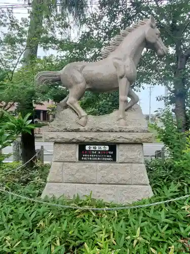 伊与久雷電神社の狛犬