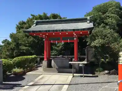 足利織姫神社の手水舎