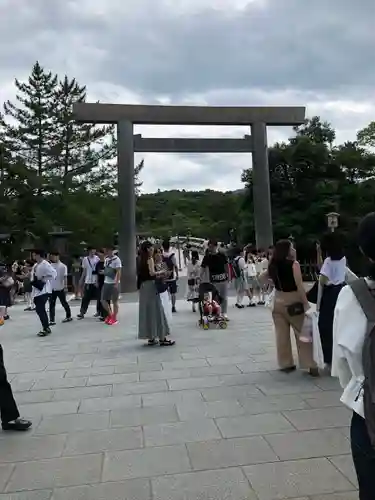 伊勢神宮内宮（皇大神宮）の鳥居