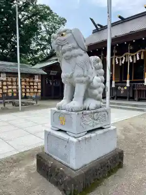 櫻岡大神宮の狛犬