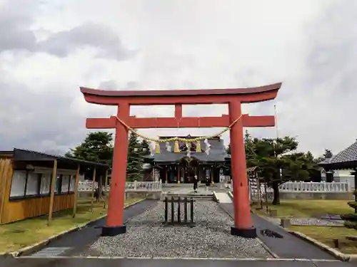 美瑛神社の鳥居