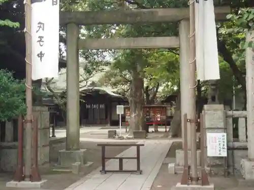 川口神社の鳥居