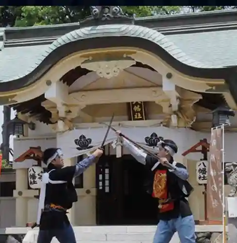 山口八幡社のお祭り