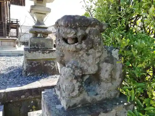 安積疎水神社の狛犬